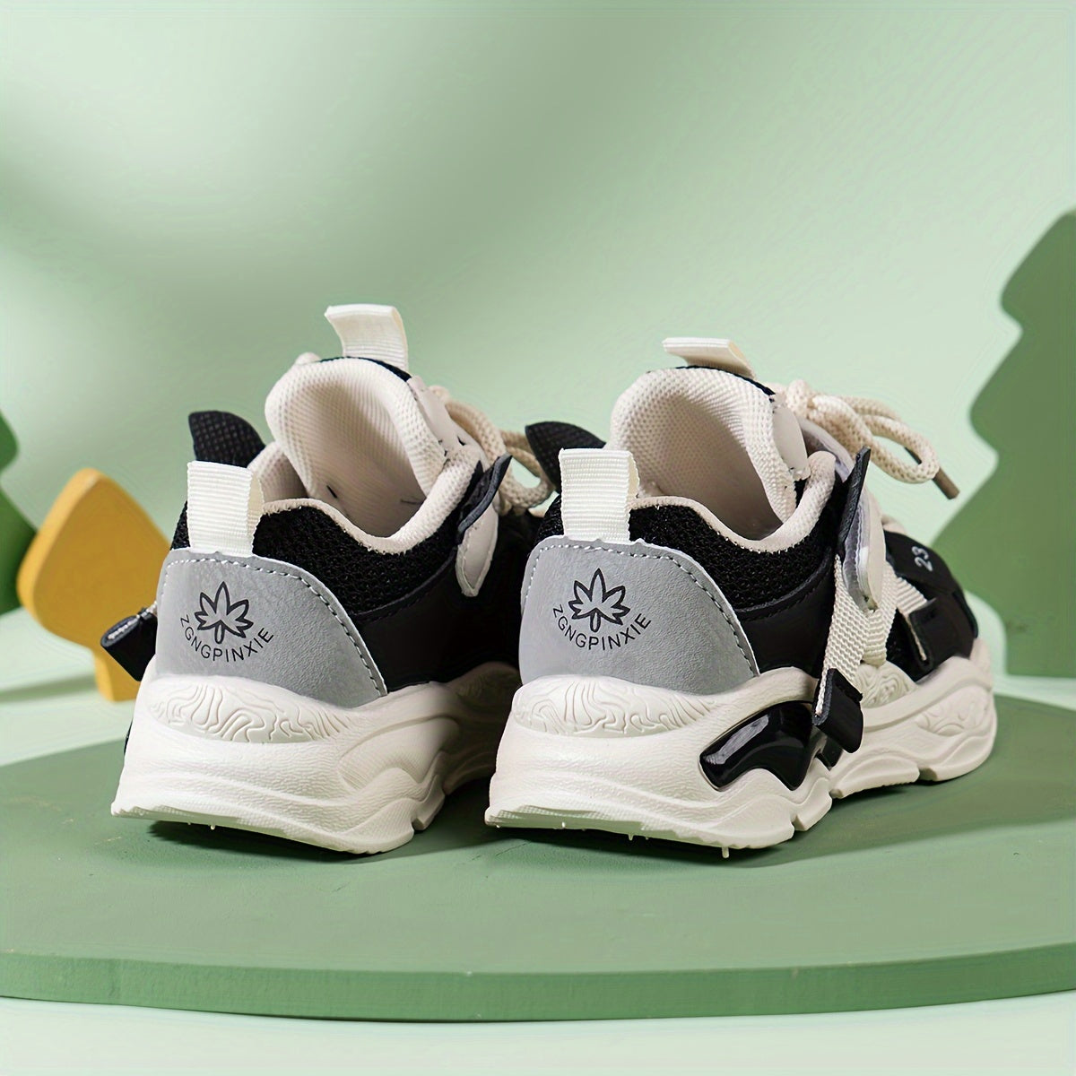 Girls Mesh Chunky Sneakers for Outdoor Activities All-Season Casual Sports