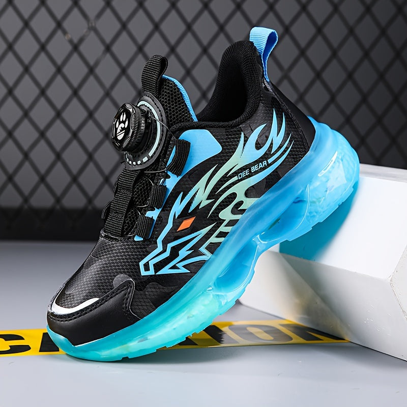 Yigitlar uchun pastki yuqori sport poyabzali, chiziqli PU ustki qismi, mato, ichki EVA taglik, nafas oladigan ichki qismi, 14 yosh va undan kichiklar uchun