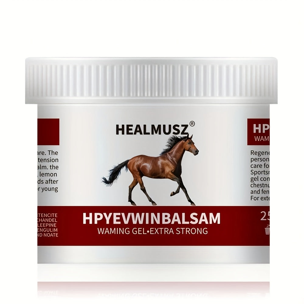 Horse Muscle Relief Gel 16.9oz Warming Massage Chestnut Gel with Salicylic Acid and Natural Extracts