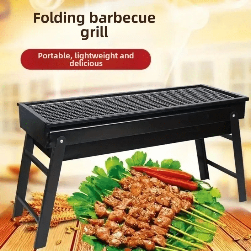 Oson ko‘chma barbekyu grill, yengil tashqi sayohat, piknik, hovli uchun barbekyu