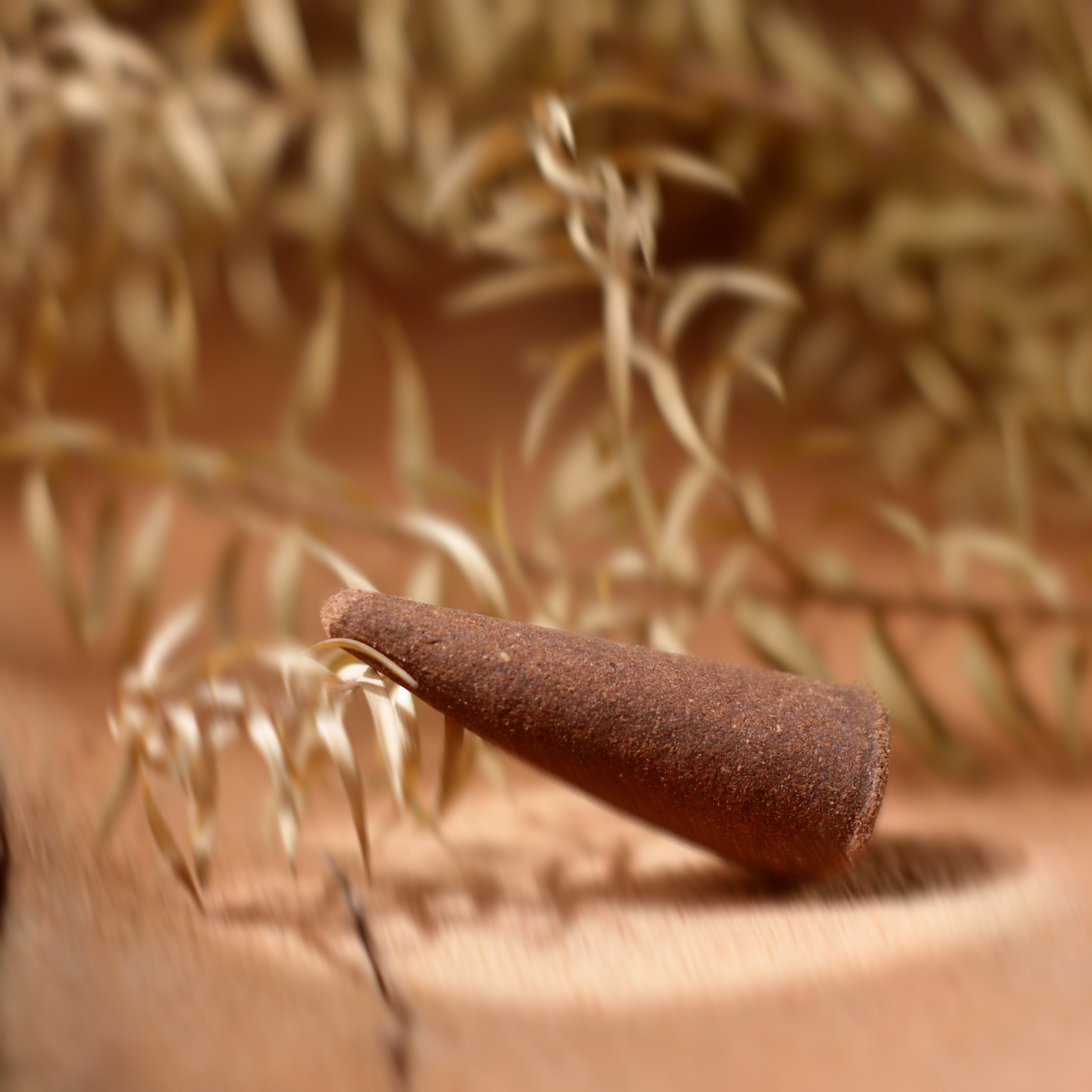 5/10 piezas de conos de incienso de madera con canela de manzana para aromaterapia, meditación, yoga y hogar