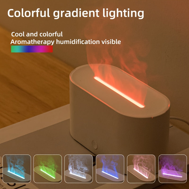 7-Color Essential Oil Diffuser Humidifier with Auto Shut-Off and USB