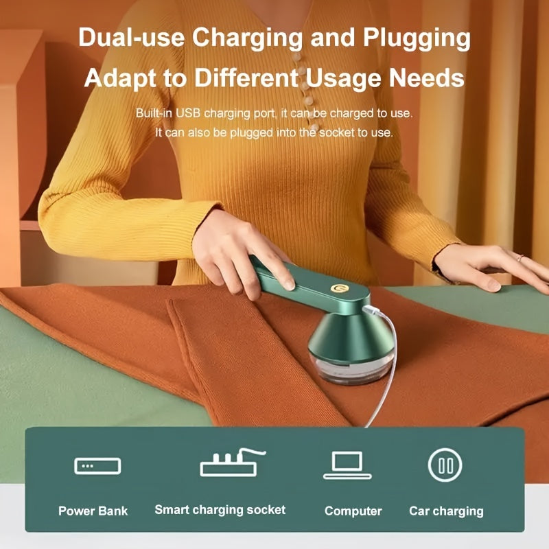 Qayta zaryadlanadigan uyda ishlatiladigan to'qimachilik qiruvchi kiyim va yotoqdan mato to'plarini olib tashlaydi.