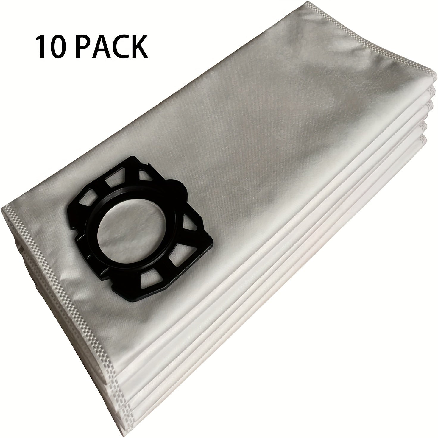 Bolsas de filtro de felpa de reemplazo para aspiradoras húmedo/seco 2, 5 o 10 unidades