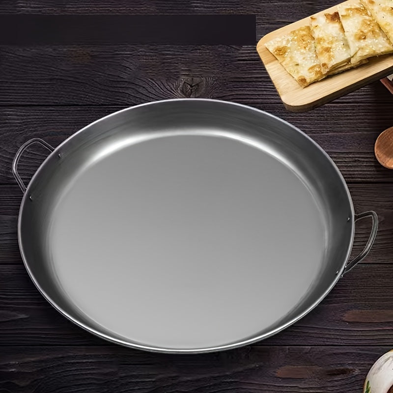 13-Inch Cast Iron Skillet Frying Pan for Cooking Steak Pizza Chicken Durable Sturdy