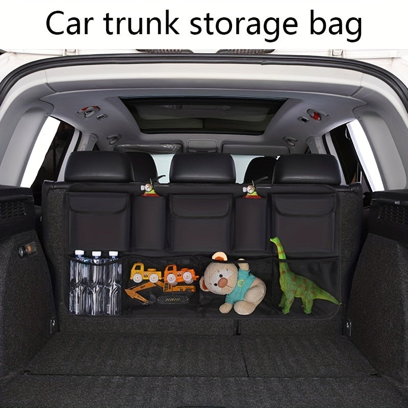 Car Seat Organizer with Back Storage Toy Hanging and Anti-Kick Pad