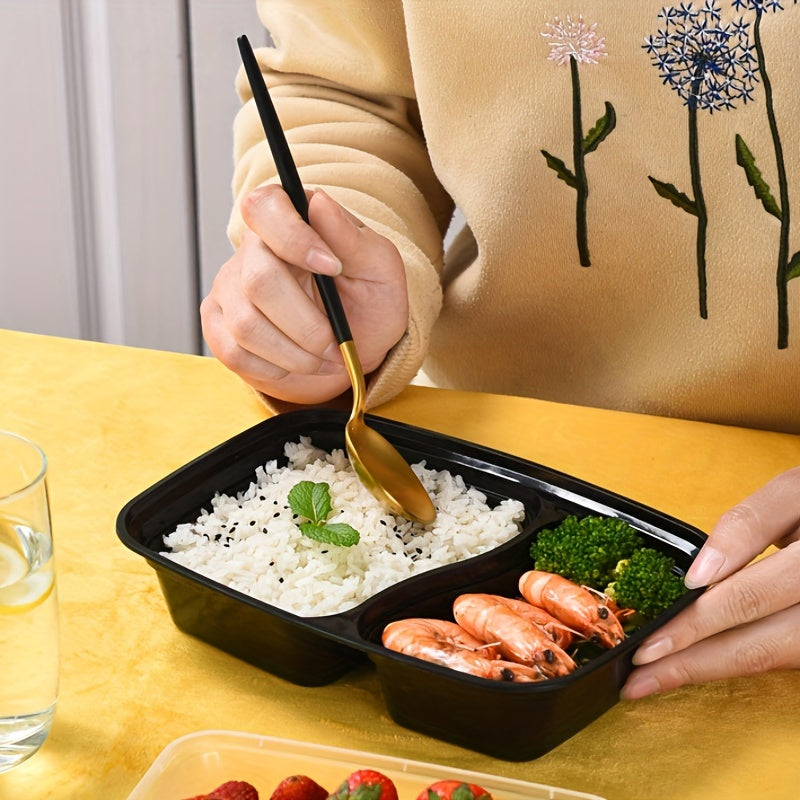 Besh dona ko'p maqsadli ovqat tayyorlash idishlari, 2 bo'limli dizaynda, oqmas, pechda ishlatishga yaroqli plastik materialdan tayyorlangan, yig'iladigan va mikroto'lqinli pechda, muzlatgichda va idish-tovoq tozalash mashinasida ishlatish uchun xavfsiz.