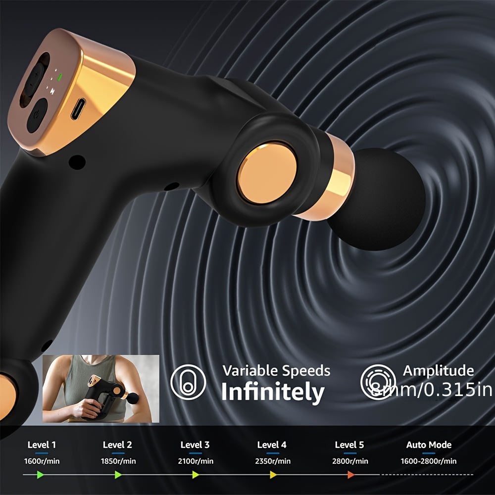 Foldable Dual-Head USB Rechargeable Personal Care Device 2000mAh Lithium Battery