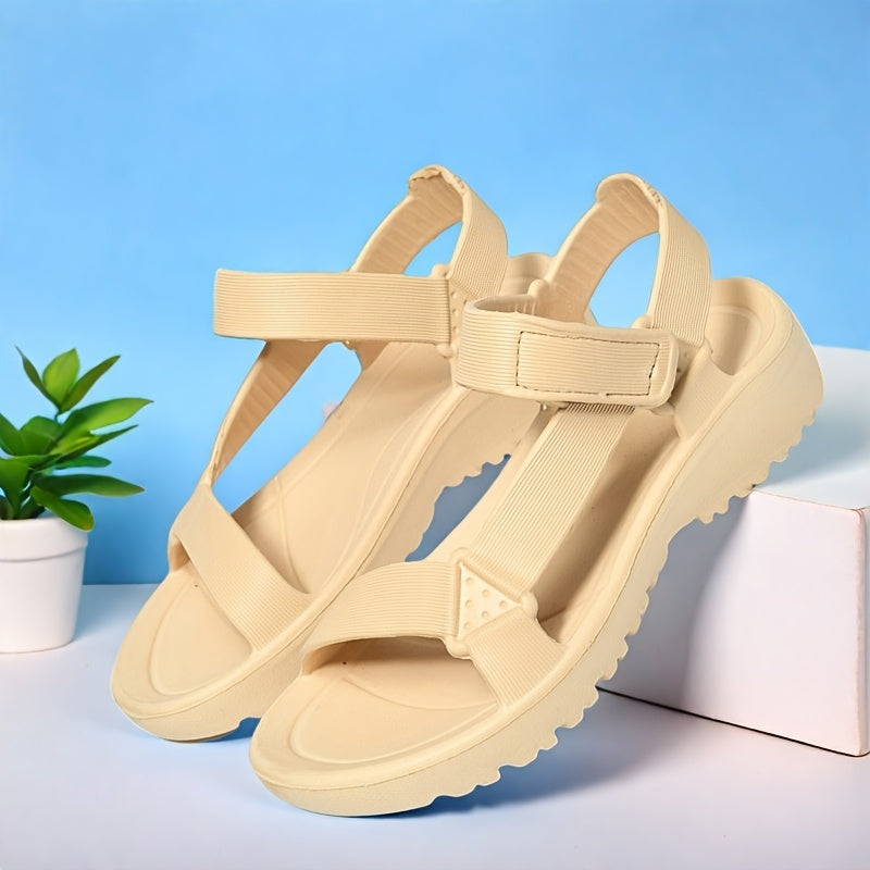 Women's EVA Slide Sandals with Adjustable Ankle Strap Open Toe Multiple Colors