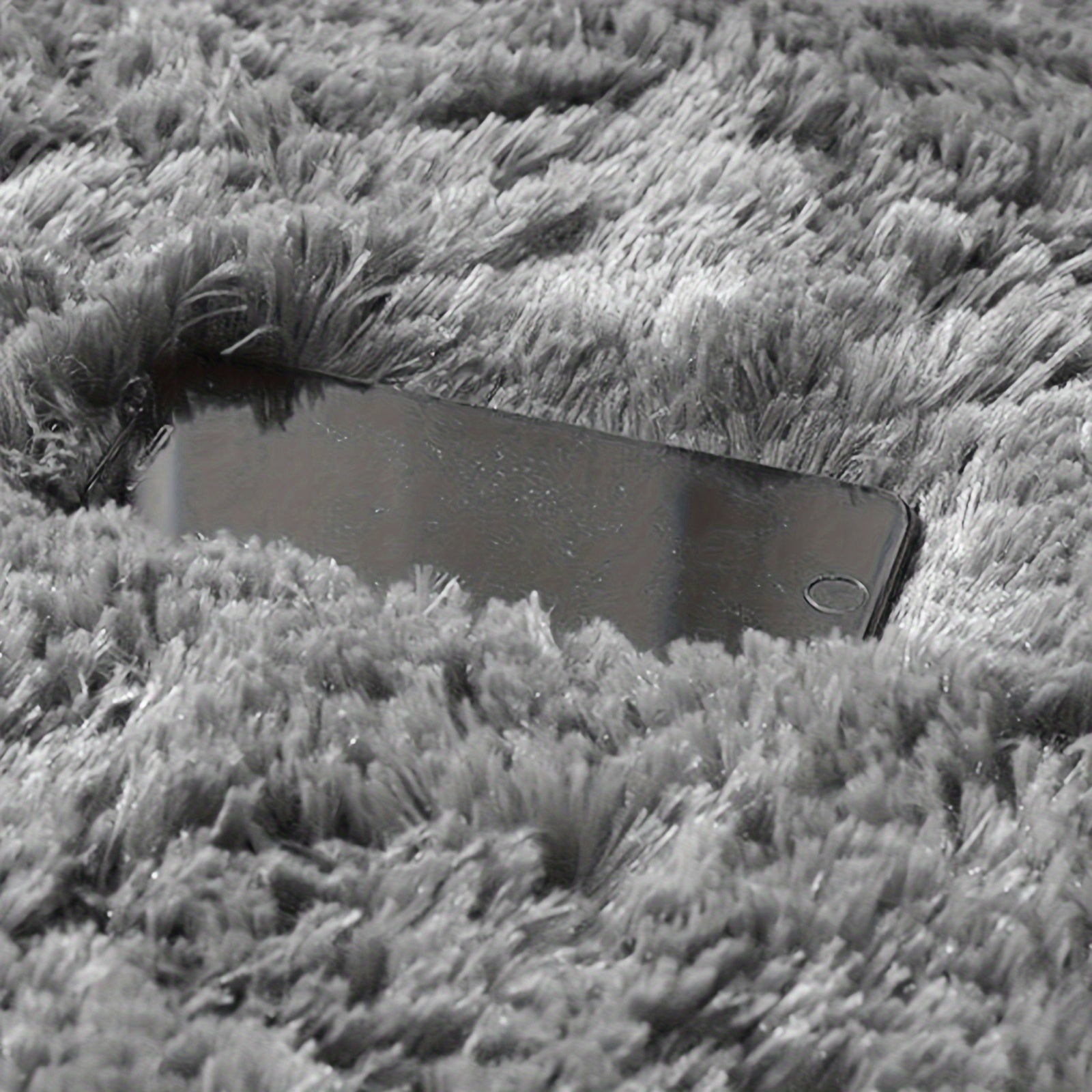 Alfombra de área de felpa con pelo de 5cm de altura, antideslizante, para interior, dormitorio y sala de estar