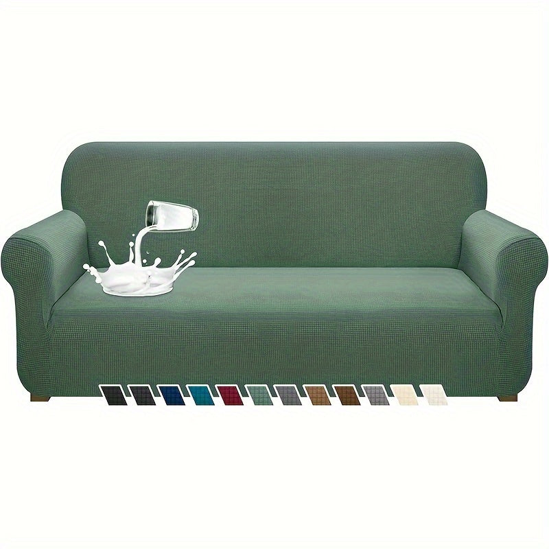 Waterproof Sofa Cover Pet-Friendly Machine Washable Fits Armchair to Sectional Polyester Spandex