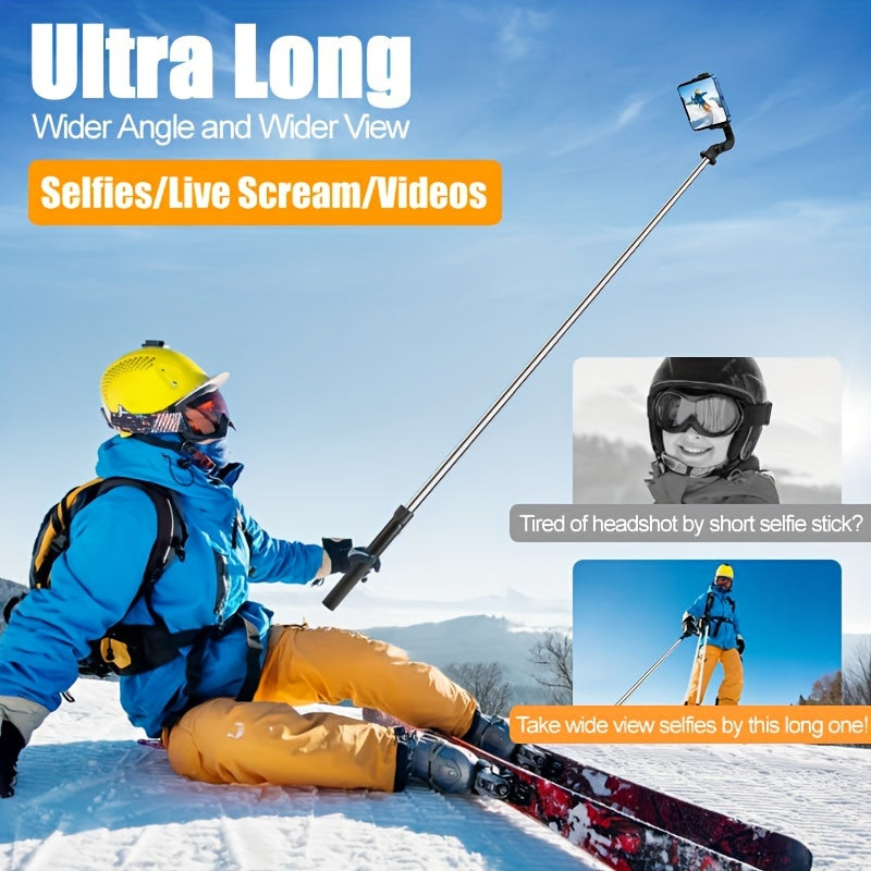 Selfie Stick Tripod 67 Inch Wireless Remote 360 Degree Rotation for Cell Phone