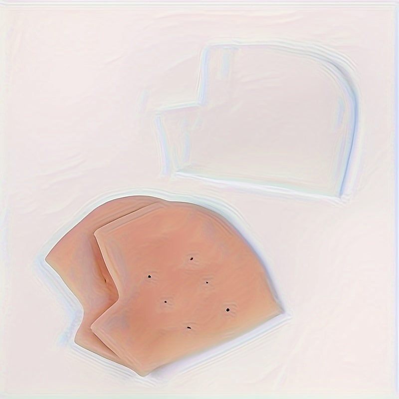 Unisex Gel Heel Cushion Sleeves for Cracked Heels Callus Removal