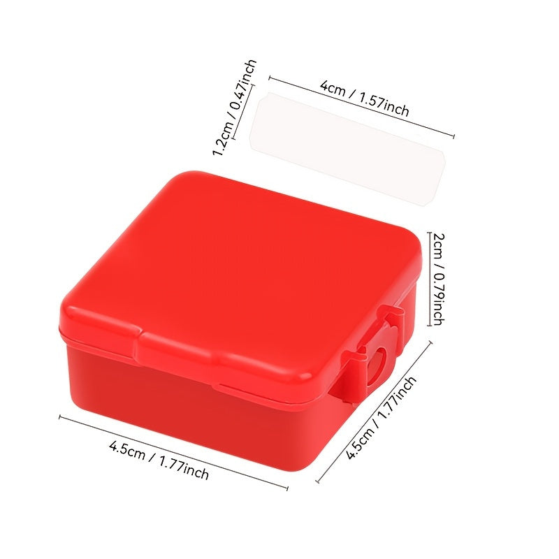 60 Pieces Heavy Duty Double-Sided Tape with Strong Adhesive and Red Storage Box