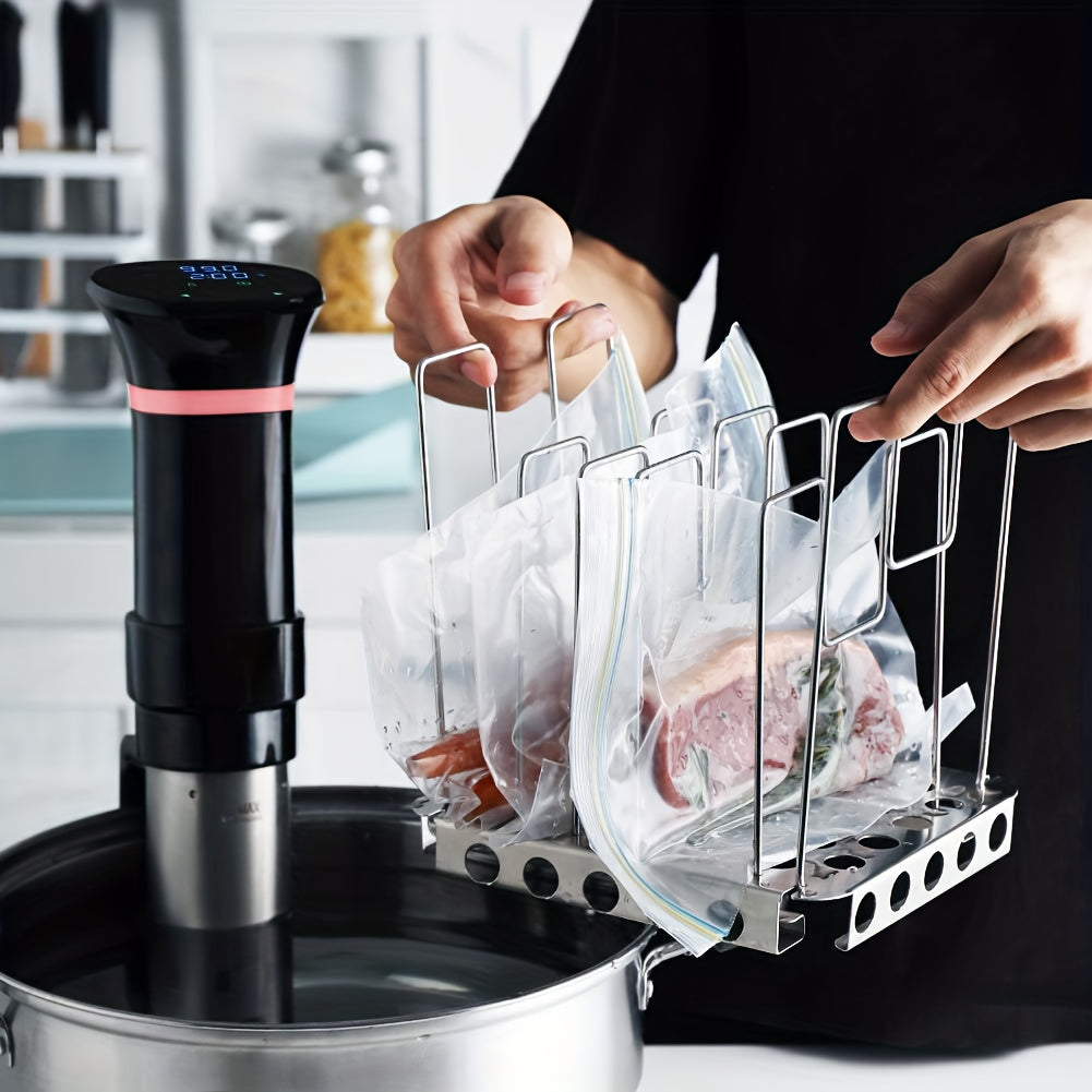 Temperatura nazorati, vaqt sozlamasi bilan Sous Vide Precision Cooker, yumshoq go‘sht va mukammal bifshteks uchun, Evropa rozetkasi.