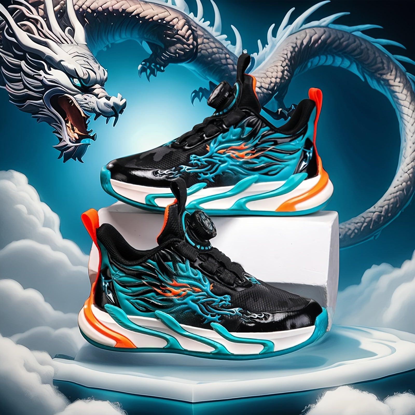 Youth Striped Low Top Sneakers for Boys with PU Upper and PVC Sole