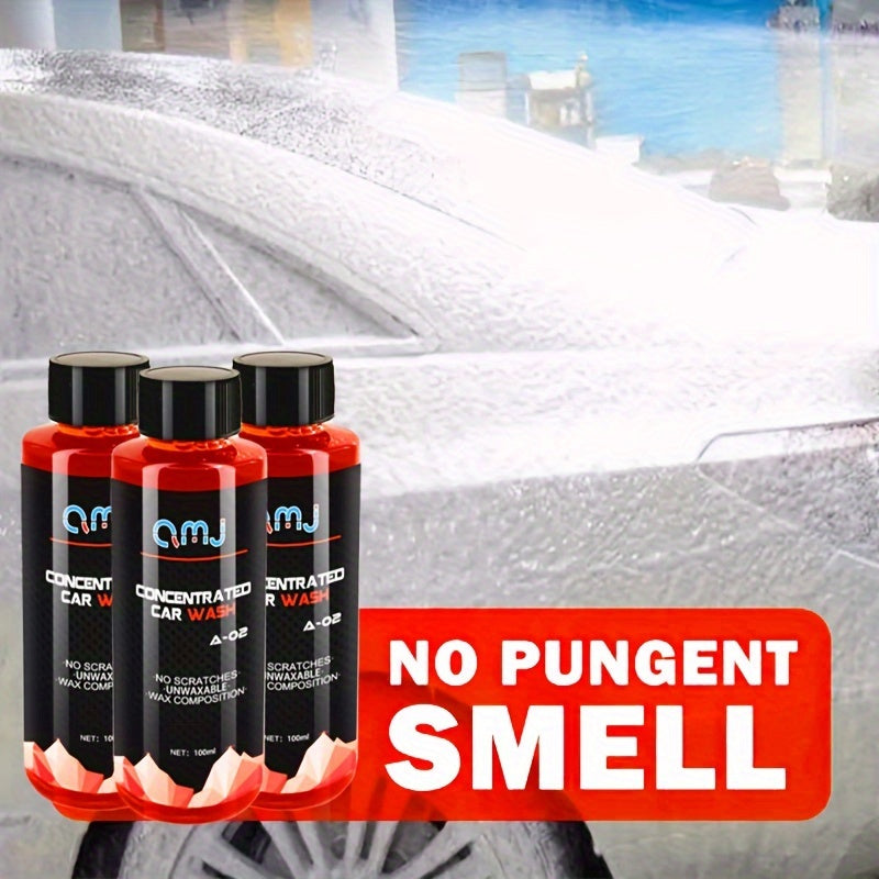 Жидкость для мойки кузова Car Detailing 100 мл Глубокая очистка Водный воск Защитное средство