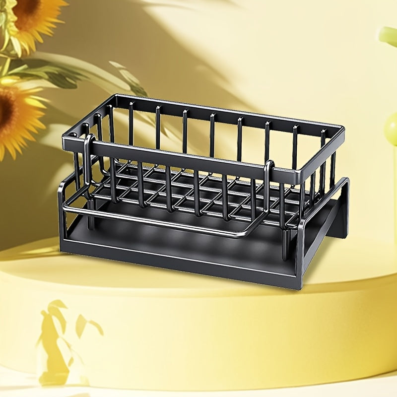 Organizador de plástico para fregadero de cocina para detergente, esponjas y cepillos