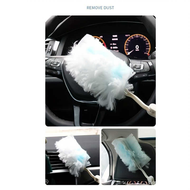 Juego de 10 recambios de cabezales de cepillo de polvo electrostático para limpieza del hogar