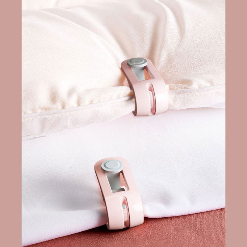 4-Pack Duvet Clips Non-Slip Quilt Fasteners Corner Holders for Bedding