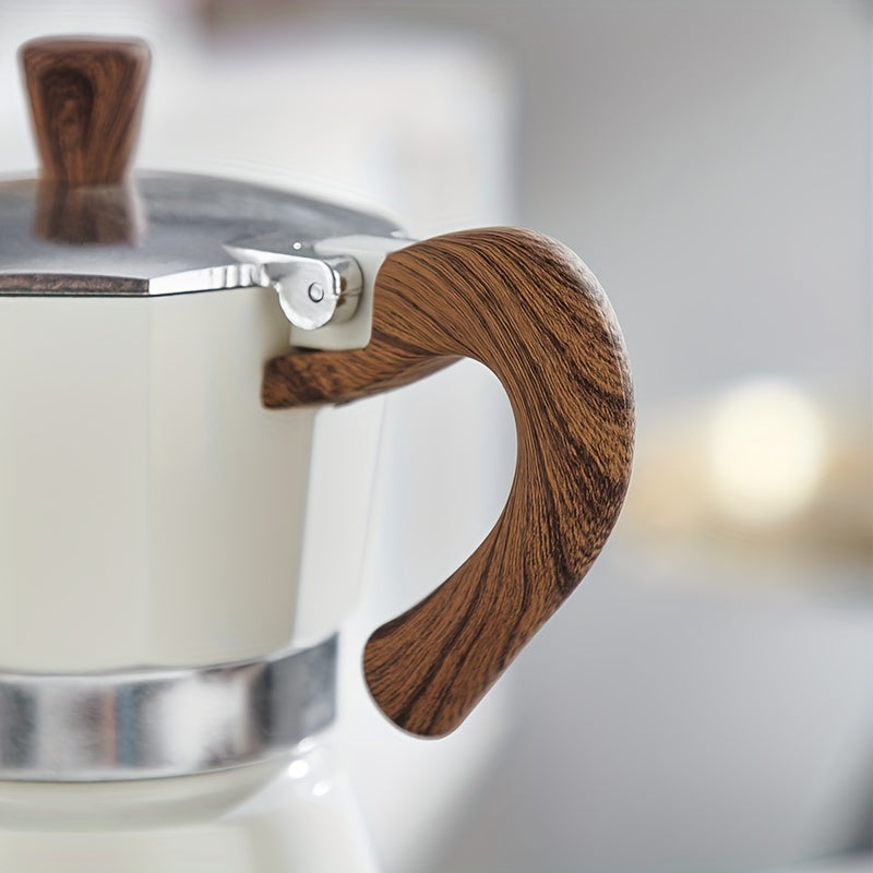 Italian Espresso Moka Pot Metal Hand-Brewed Coffee Maker for Home Use