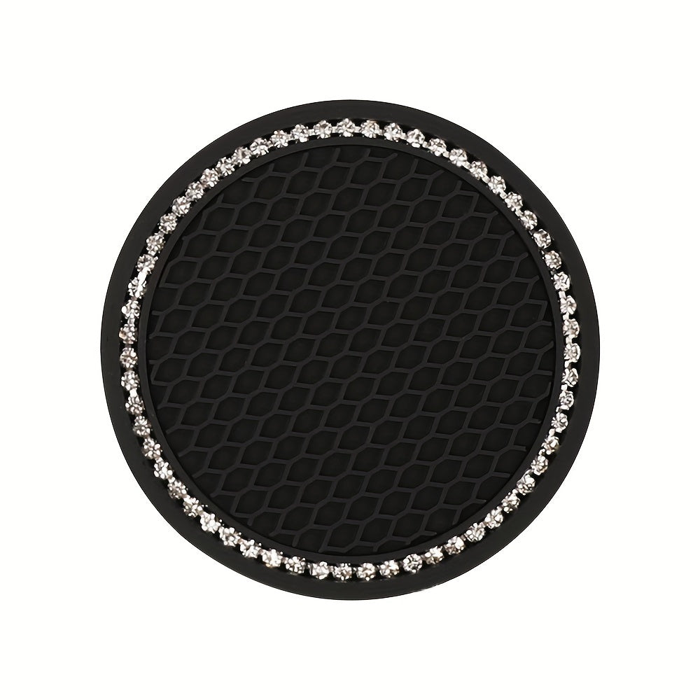 Avtomobil silikoni stakan tutqichining qopqog'i, sirpanmaydigan, dumaloq, suv chiqarish