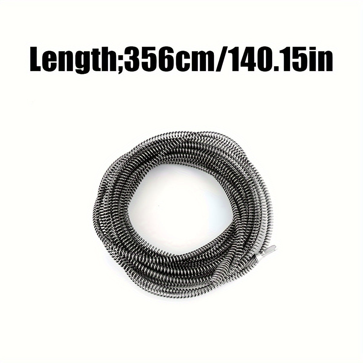 Extendable Electric Drain Auger for Clogs in Toilets and Drains Durable Metal Residential Commercial