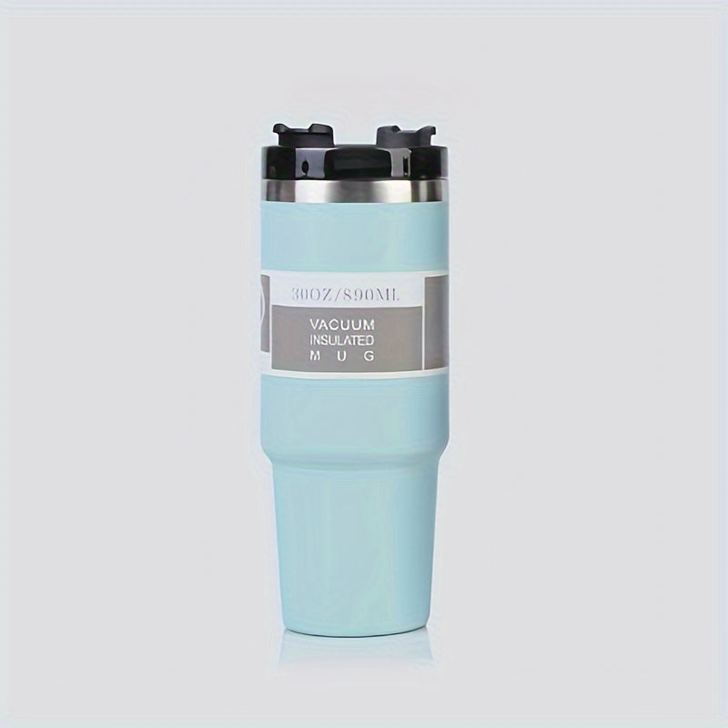 30oz Insulated Stainless Steel Water Bottle with Seal Lid BPA Free for Sports and Travel
