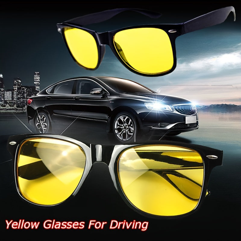 Men's Night Vision Glasses Sports Style PC Frame Anti-Glare for Climbing Fishing Running