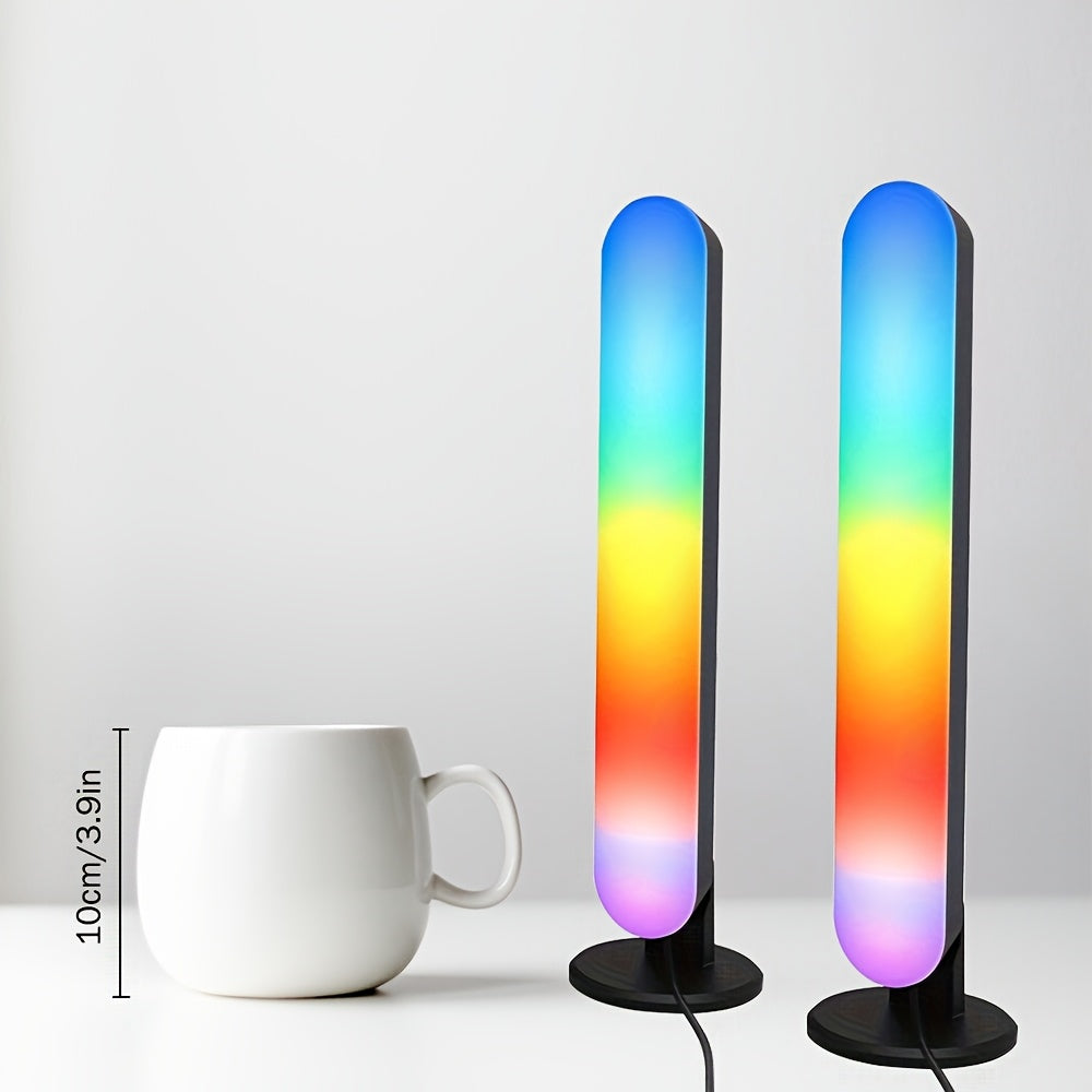 Colorful Desktop Ambiance Light Half Size LED USB Indoor Tabletop Decor