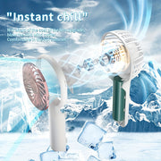 Portable Handheld Fan for Girls and Kids USB Rechargeable Quiet High-Speed