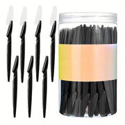 Women's Male Hypoallergenic Stainless Steel Facial Razors Black 50pcs