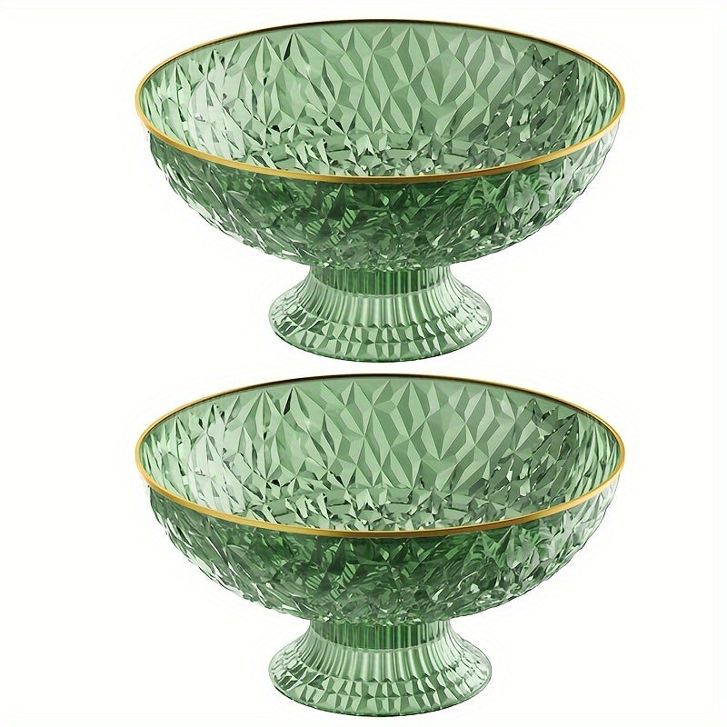 cesta de fruta de plástico con orificios de drenaje para frutas y verduras, cuenco decorativo para frutas secas y caramelos