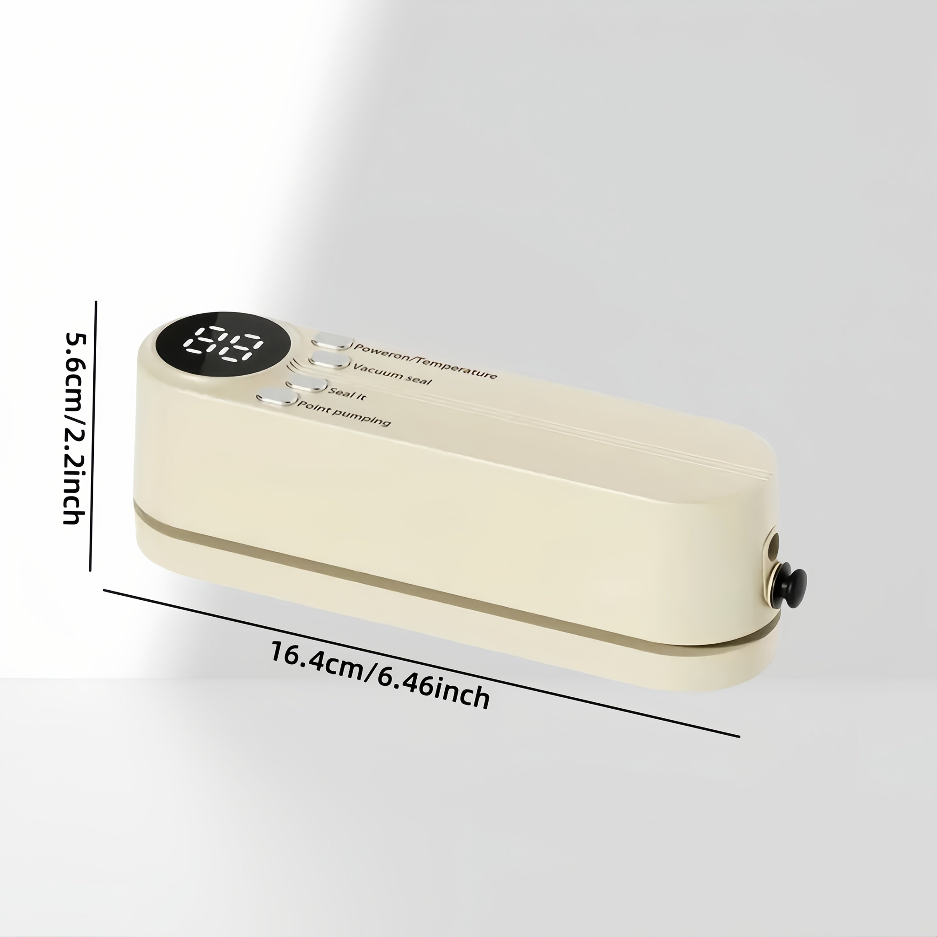 Portable Vacuum Sealer with Snack Bag System USB Rechargeable for Kitchen and Outdoor Use Includes 10 Bags and Roll