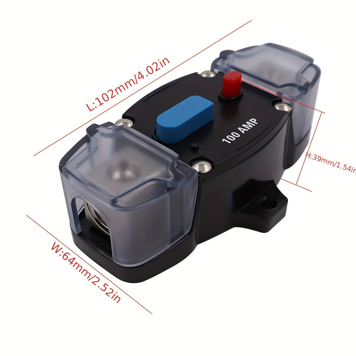 Automatic Circuit Breaker 12V 48V 30A 60A 100A for Car Stereo Fuse Holder