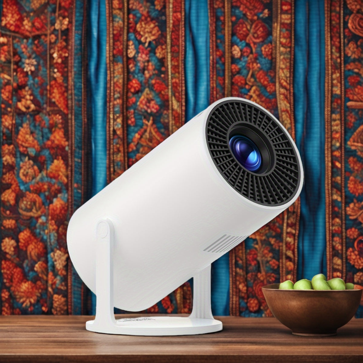 Портативный мини-проектор с горизонтальной коррекцией и вращением на 180°