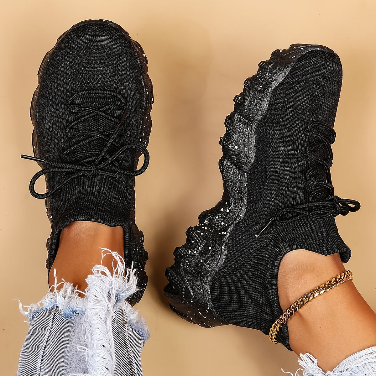 Women's Casual Sneakers Low Top Slip-On Shoes Non-Slip Rubber Sole