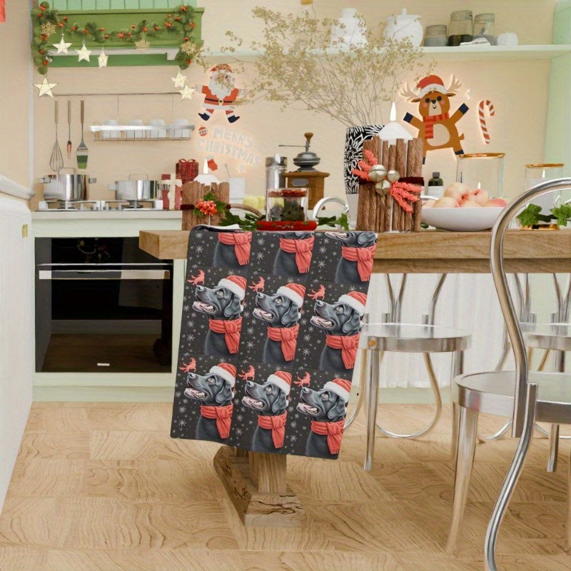 Soft Christmas Towel 18x66cm Winter Decor Holiday Kitchen Accessory