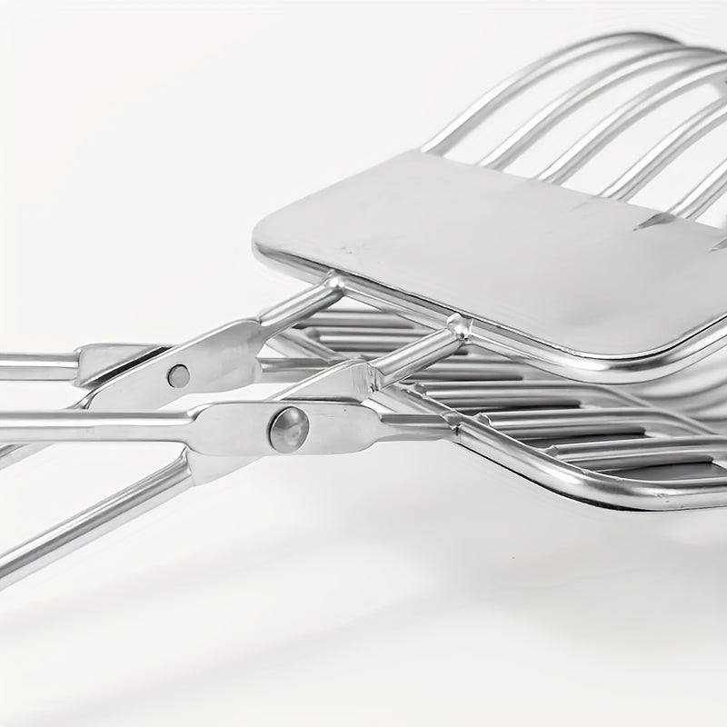 Pinzas de cocina de acero inoxidable para carne, pan, verduras y frutas