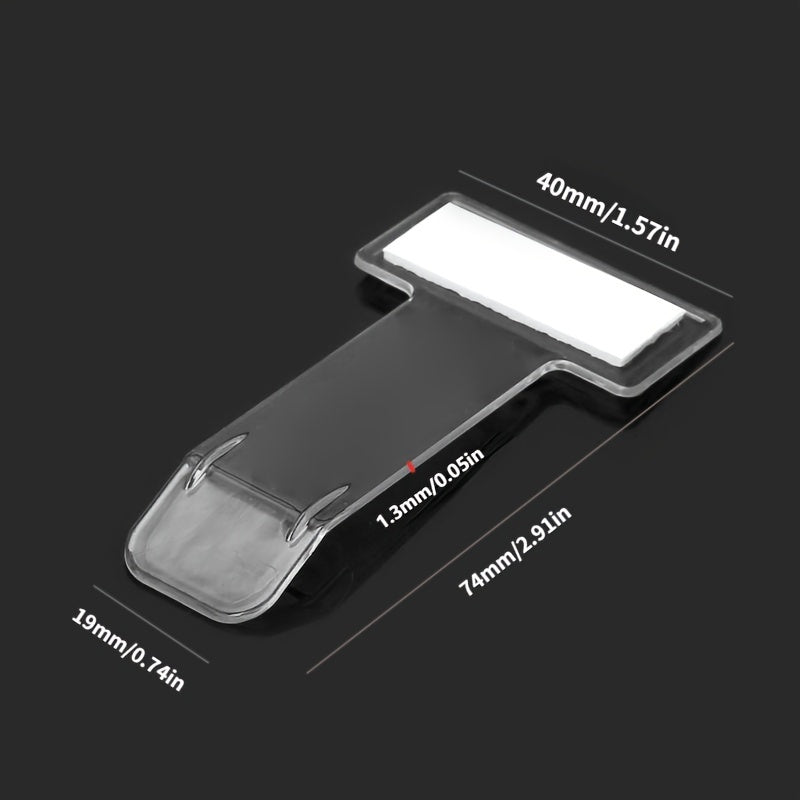 Universal Car Parking Ticket Clip Plastic Auto Fastener Bill Holder Mount
