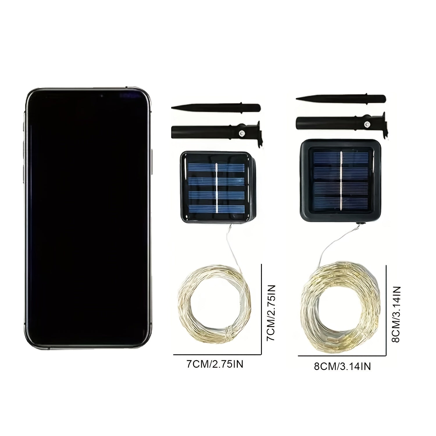 Solar Powered LED String Lights 12.19-32 Meters 100/300 LEDs Outdoor Decor Patio Tree Balcony Gazebo