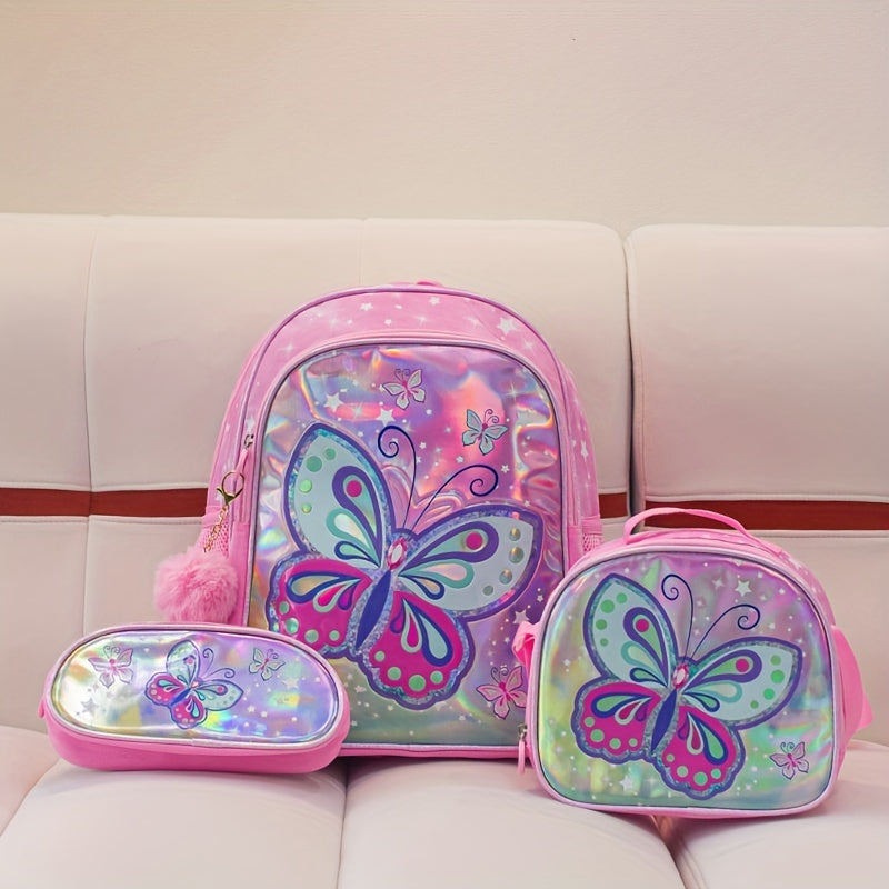 Qizlar uchun 3 qismli maktab sumkasi to'plami: ruksak, tushlik sumkasi va qalam qutisi kiradi. Boshlang'ichdan o'rta maktabgacha bo'lgan talabalar uchun katta sig'im va zamonaviy dizayn. Qizil polyesterdan tayyorlangan, engil.