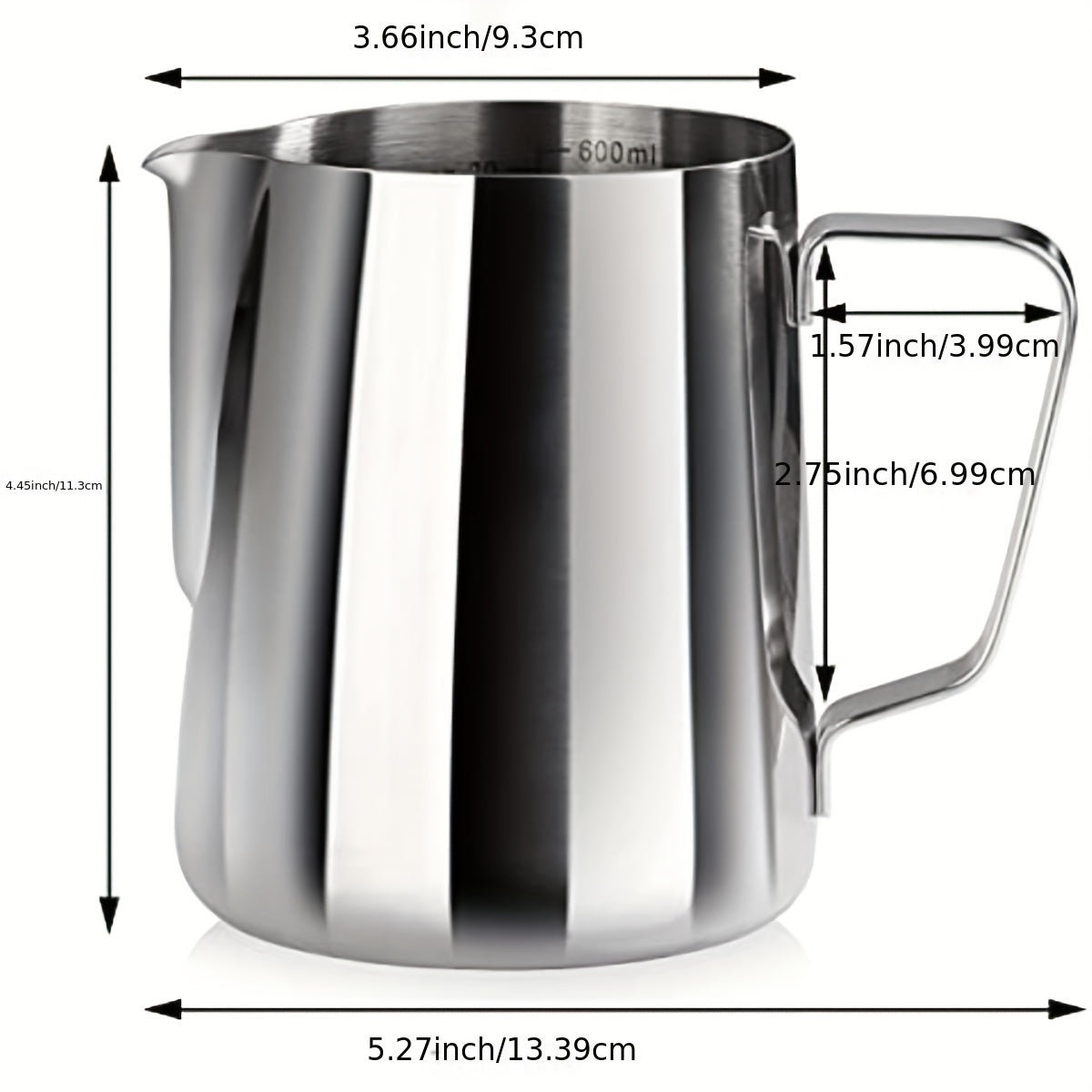 12oz 20oz Edelstahl Silliq Qo'lqop Choy va Latte Barista Asbobi uchun