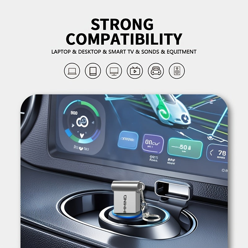 Mini yuqori tezlikdagi USB 2.0 flesh xotira, 4GB dan 128GB gacha bo'lgan sig'imlar bilan. Turli qurilmalar uchun mos. Hujjatlarni qulay saqlash uchun kalit zanjiringizga osib qo'ying.