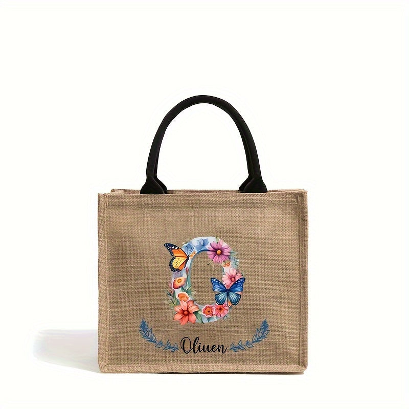 Personalized Bridesmaid Tote Bag for Weddings and Parties Lightweight Polyester Handbag