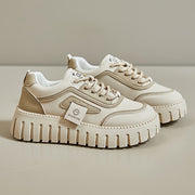 Women's White Breathable Casual Sneakers Lightweight All-Season Shoes
