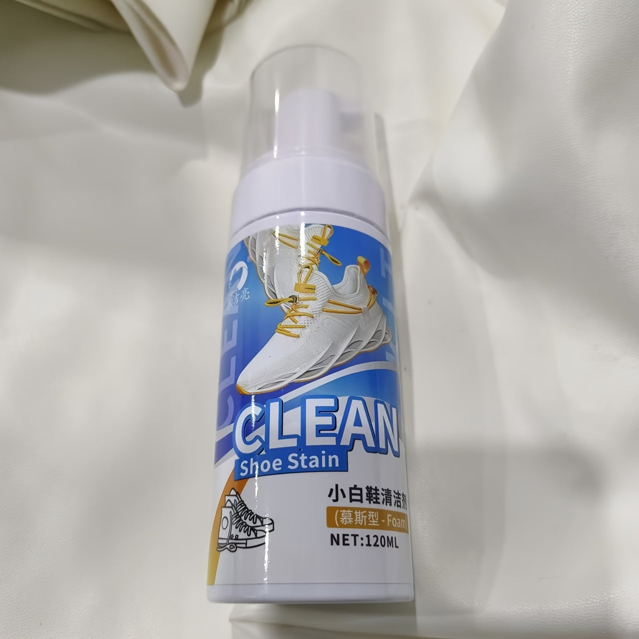 Footwear Cleaning Foam for Sneakers 120ml Stain Remover Spray
