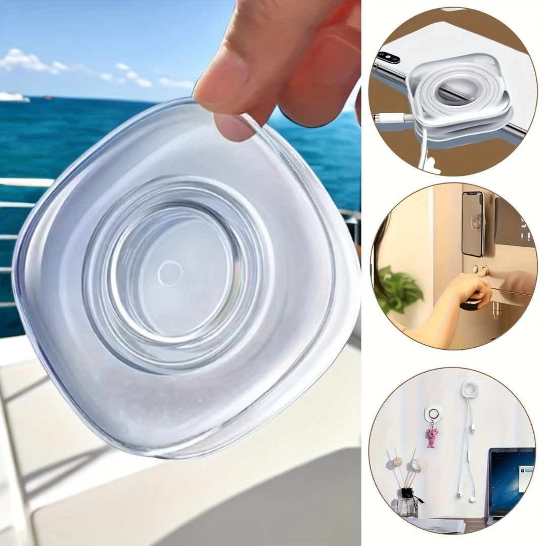 Reusable Nano Gel Pad Car Phone Holder and Magic Sticker for Home and Office
