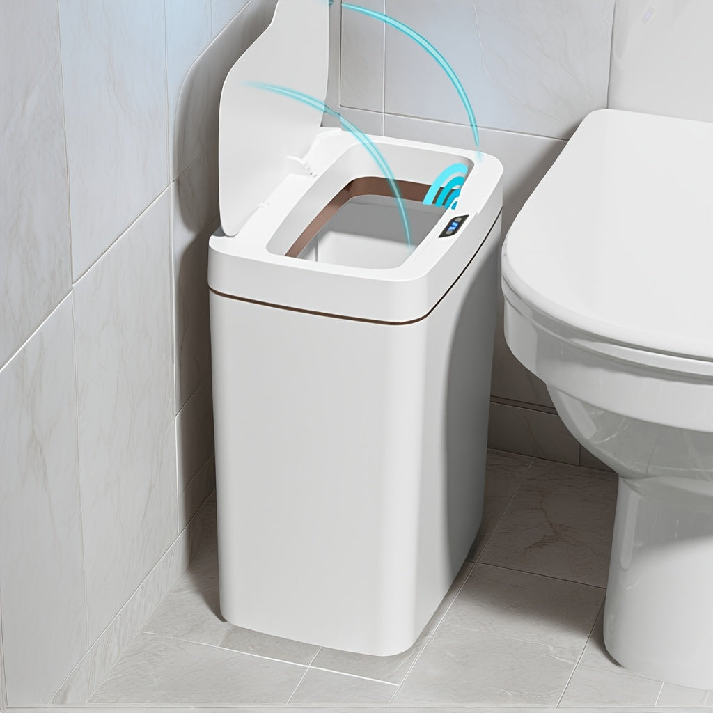 Infraqizil sensing aqlli axlat qutisi uy ofisi maktab uchun yashil oq