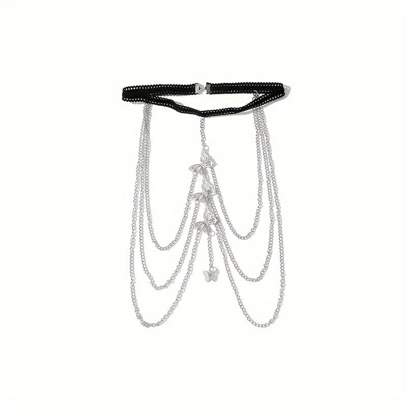 Chegaralararo Yevropa va Amerika issiq sotuvdagi sexy dantel elastik oyoq zanjiri, qush, o'rgimchak va qurt hayvon dizaynlari bilan.